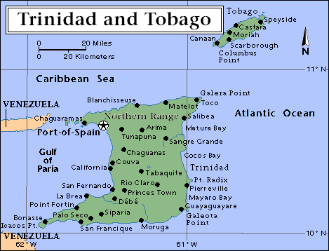 Beaches In Trinidad Map Trinidad And Tobago - Come Apart To Our Quiet Place And Rest A While...